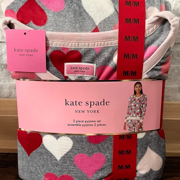 Kate Spade 2pc Velour Pyjama Set - Picture 3 of 5